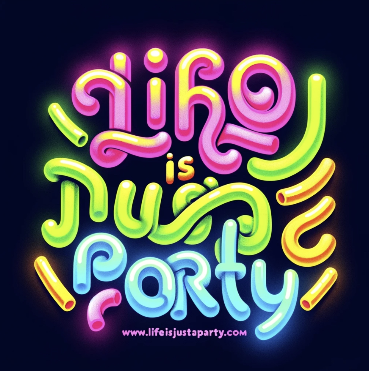 Life is Just a Party Logo